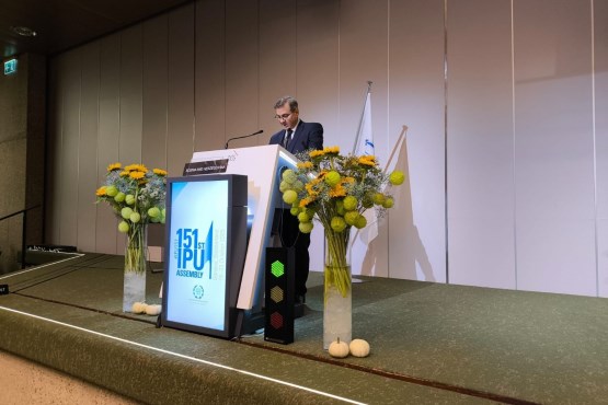 Zamjenik predsjedatelja Zastupničkog doma PSBiH i predsjedatelj Izaslanstva PSBiH u IPU dr. Denis Zvizdić sudjeluje na 151. zasjedanju IPU u Ženevi